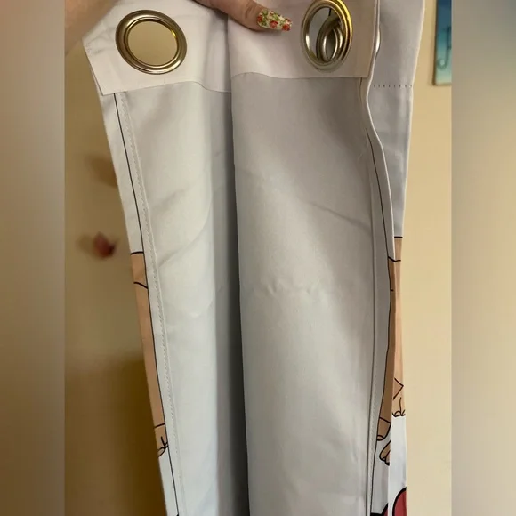 NWB Pug & Heart Black Out Curtain (1 XL PANEL) Fit Bigger Window 135x160 - Picture 5 of 5